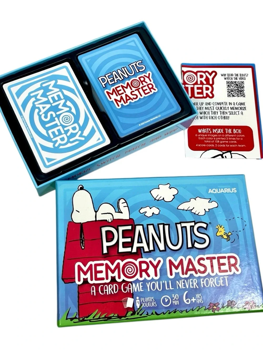 Peanuts Memory Master Card Game